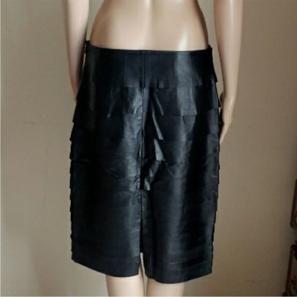 White House Black Market leather pencil skirt - Picture 5 of 12